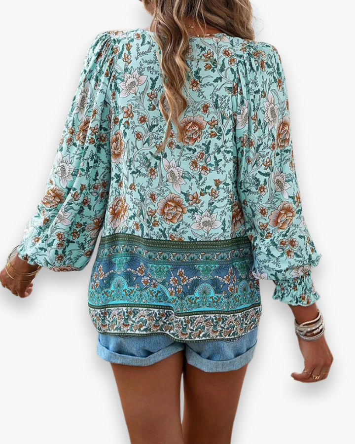 Calira | Dame Luftig Blomstret Sommertop