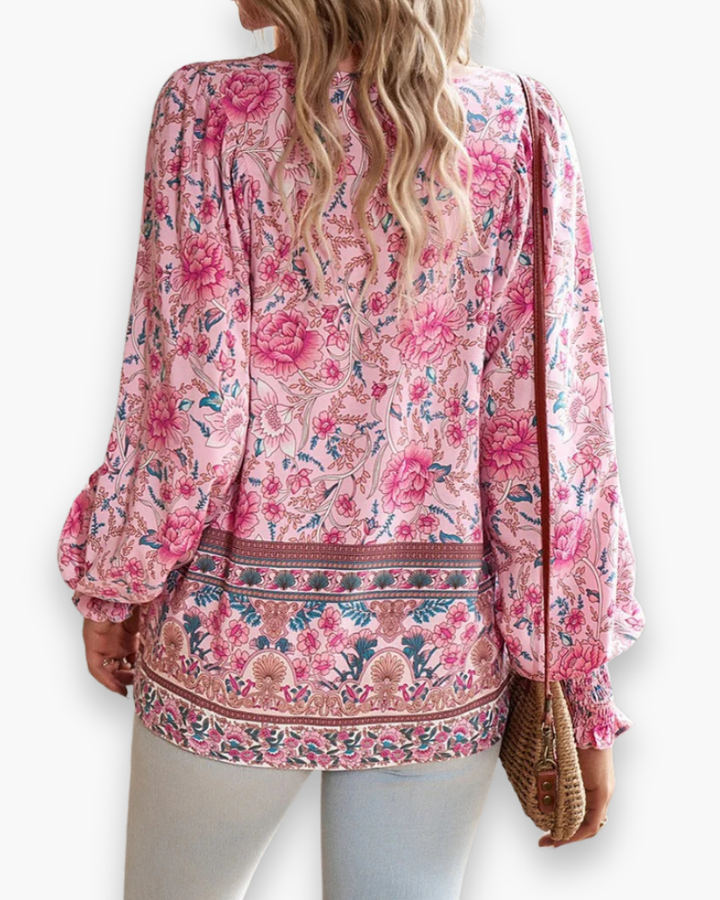 Calira | Dame Luftig Blomstret Sommertop