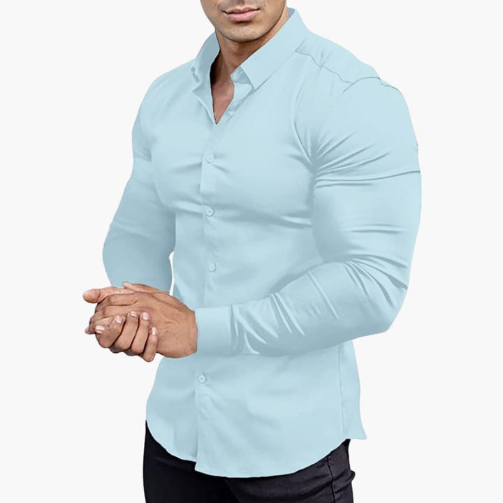 Men's Slim Fit Shirt | Casual Button-Down Shirt