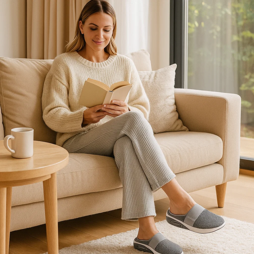 Chaussons orthopédiques | Chaussures confortables pour la maison pour hommes et femmes