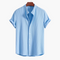 Men's Slim Fit Stand Collar Shirt | Beach Style