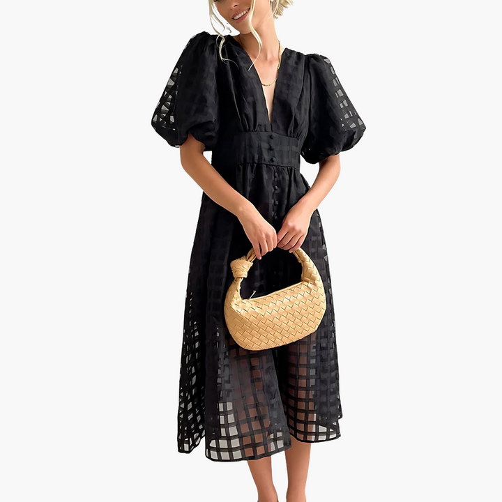 Robe midi d'été pour femme | Robe chic et élégante