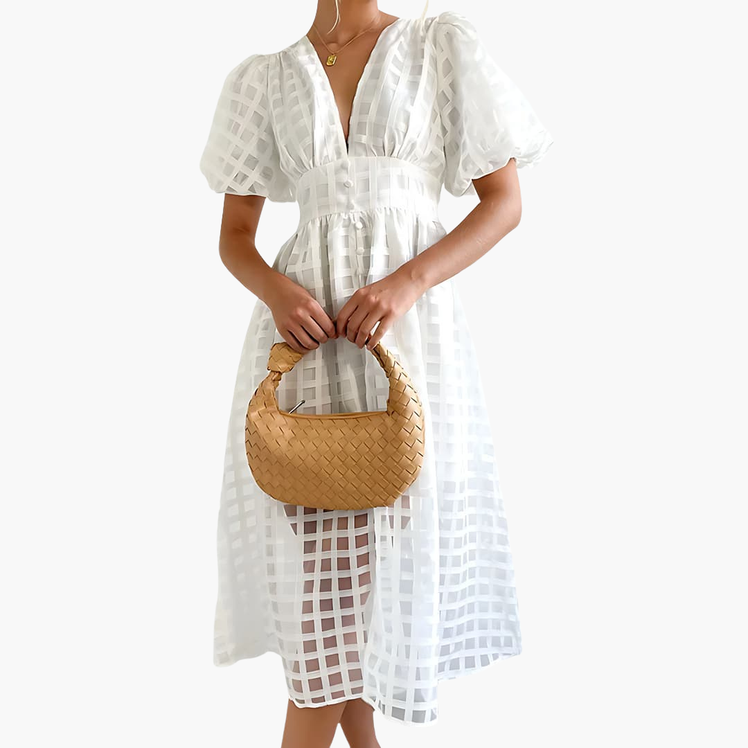 Robe midi d'été pour femme | Robe chic et élégante