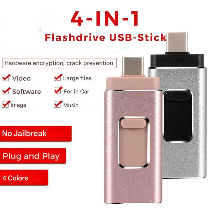 DataVault 4-i-1 USB-Hukommelsesnøgle