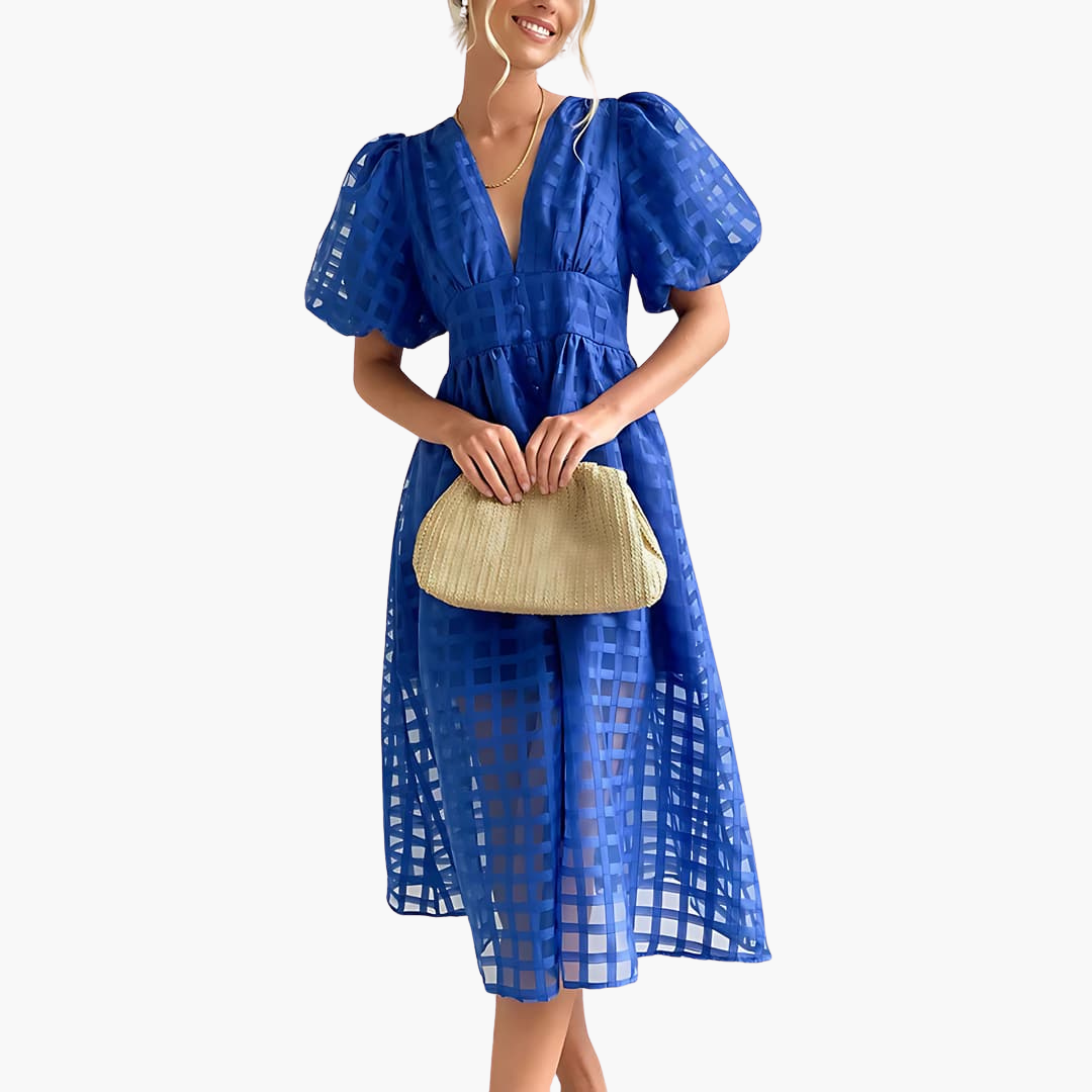 Robe midi d'été pour femme | Robe chic et élégante