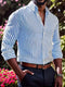 Men's Slim Fit Vertical Stripe Shirt | Stylish Casual Button-Down