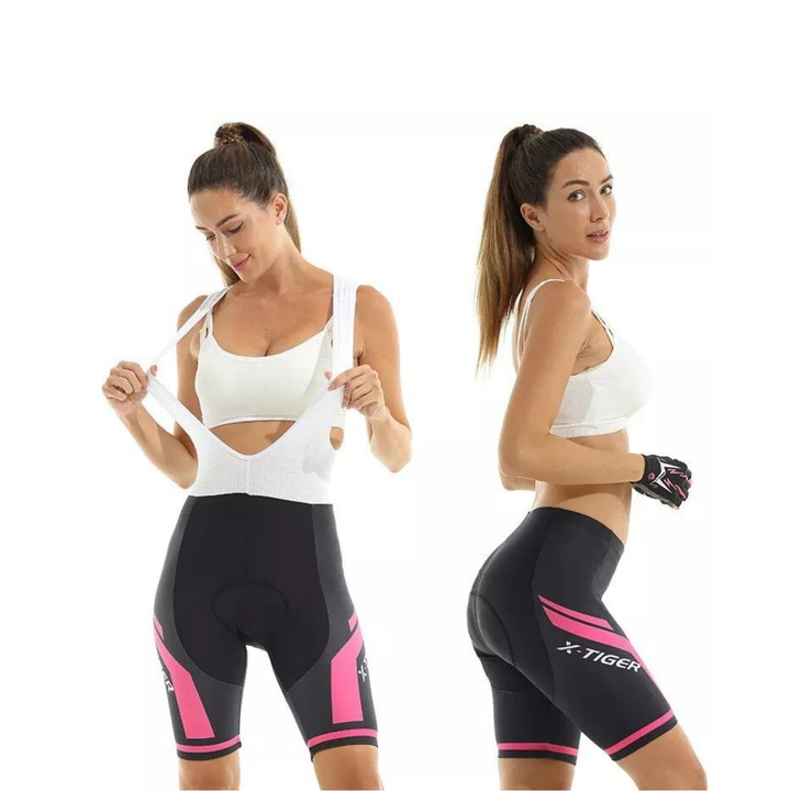 Dame 3D-Polstrede Cykelshorts - Smertefri og Ergonomisk Pasform