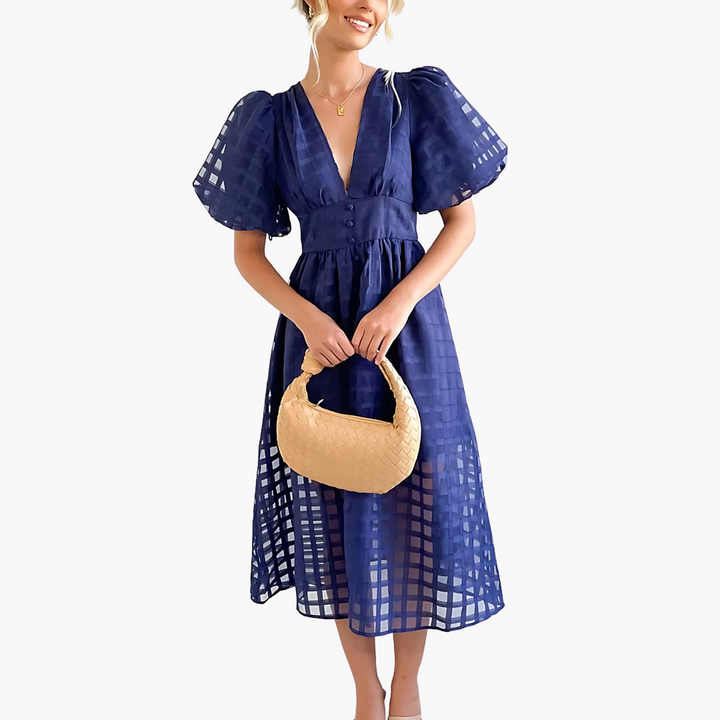 Robe midi d'été pour femme | Robe chic et élégante