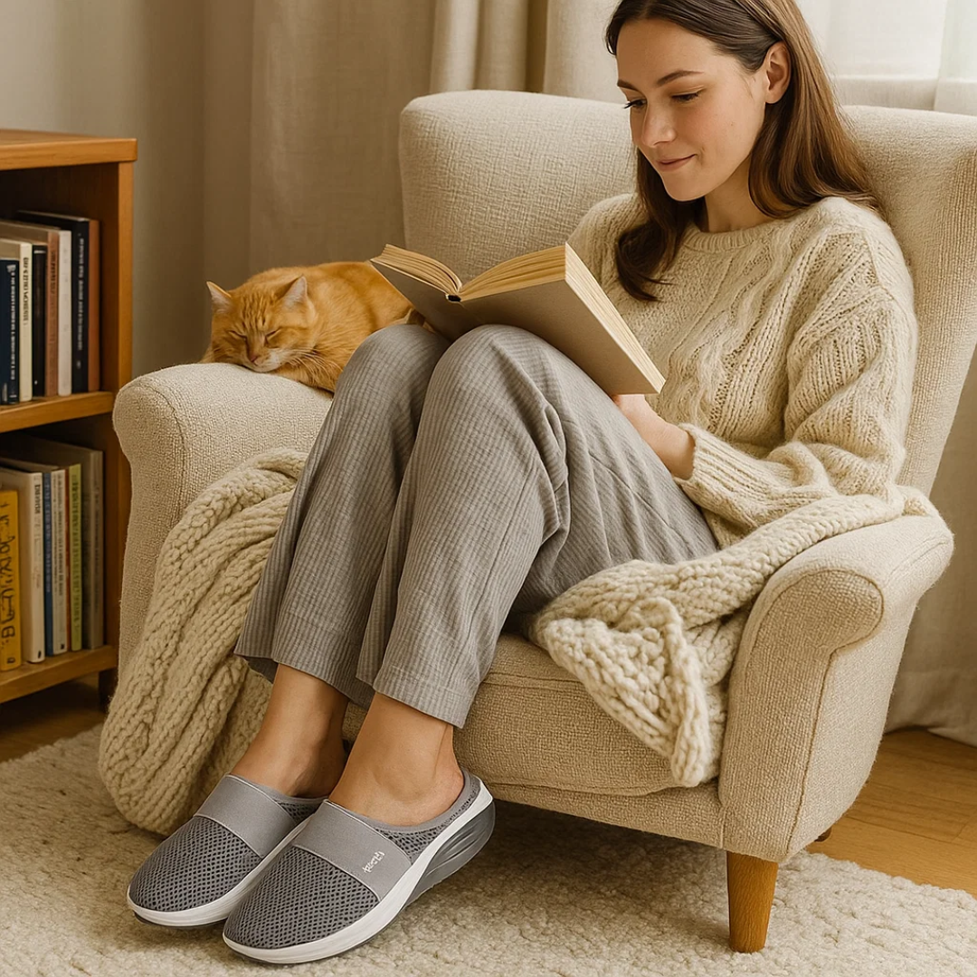 Chaussons orthopédiques | Chaussures confortables pour la maison pour hommes et femmes