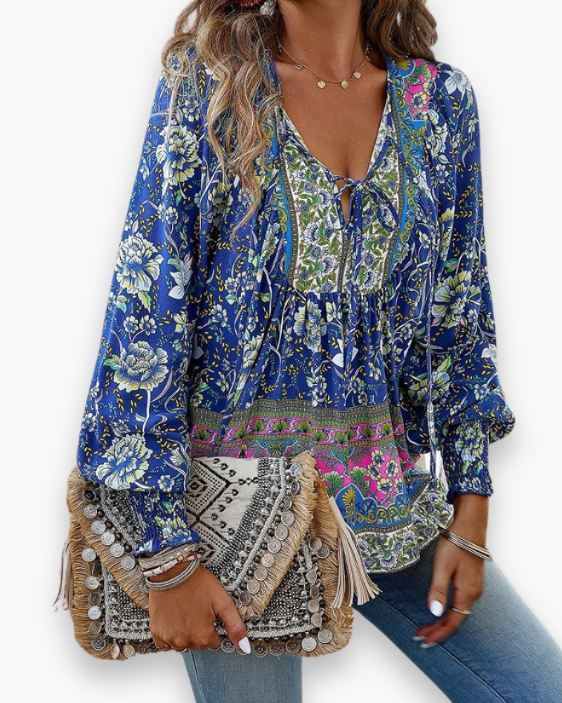 Calira | Dame Luftig Blomstret Sommertop