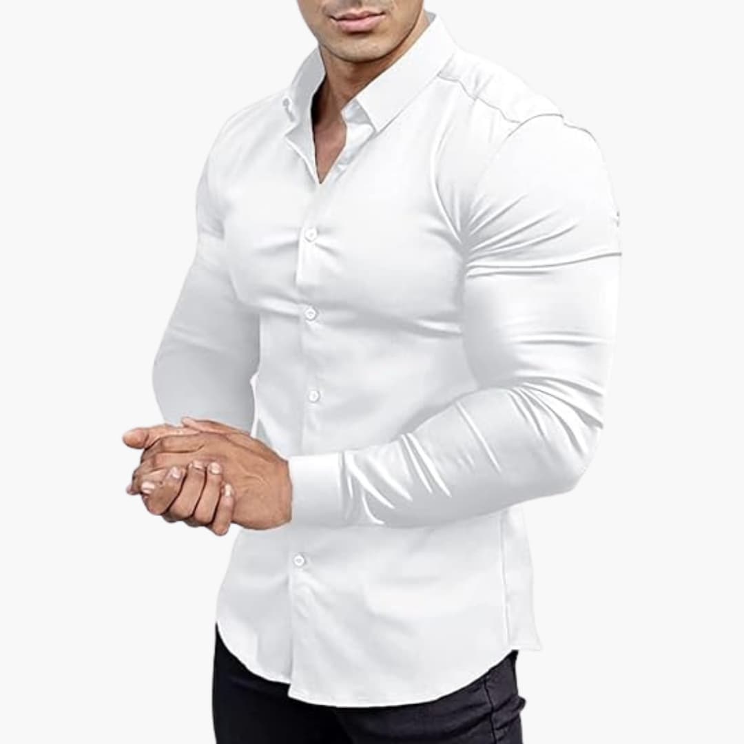 Men's Slim Fit Shirt | Casual Button-Down Shirt