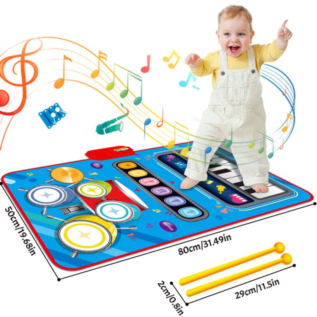 Musikalsk Legemåtte | Interaktiv Babylegemåtte med Lyde og Musik