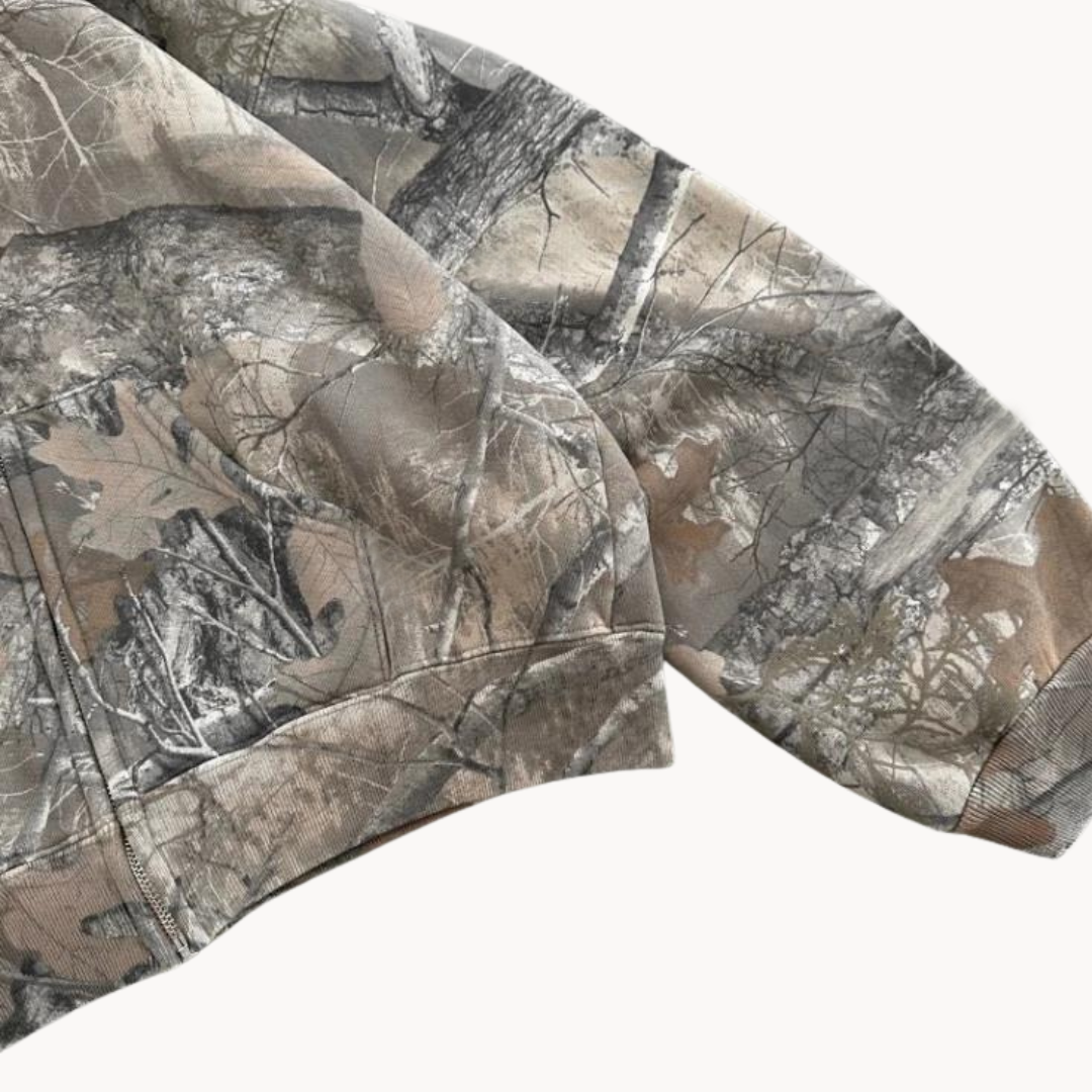 Sweat à Capuche Camouflage Oversize