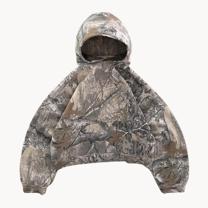 Sweat à Capuche Camouflage Oversize