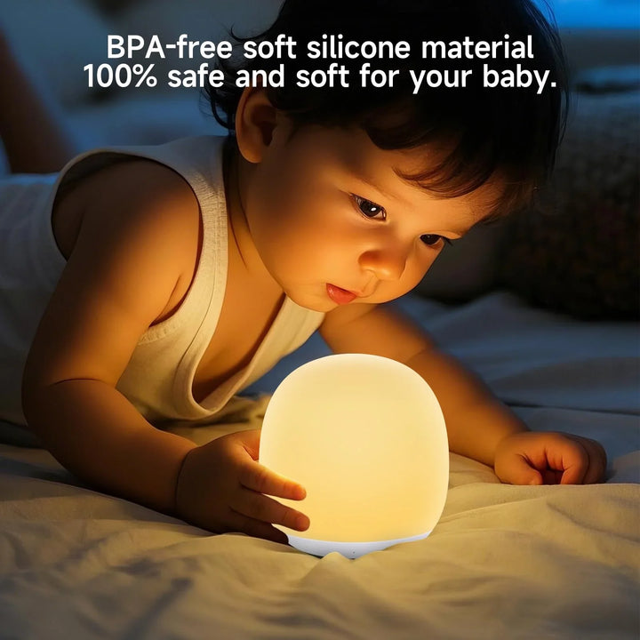 Baby Natlys for Feeding | BPA-Free Silicone Eye-Friendly Lamp