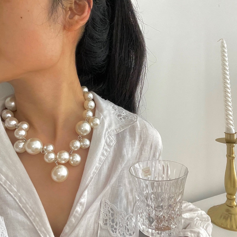 Elise | Úžasný perlový náhrdelník - elegantní klasické šperky pro ženy