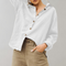 Bluza vintage pentru femei în stil in | Guler clasic, relaxat
