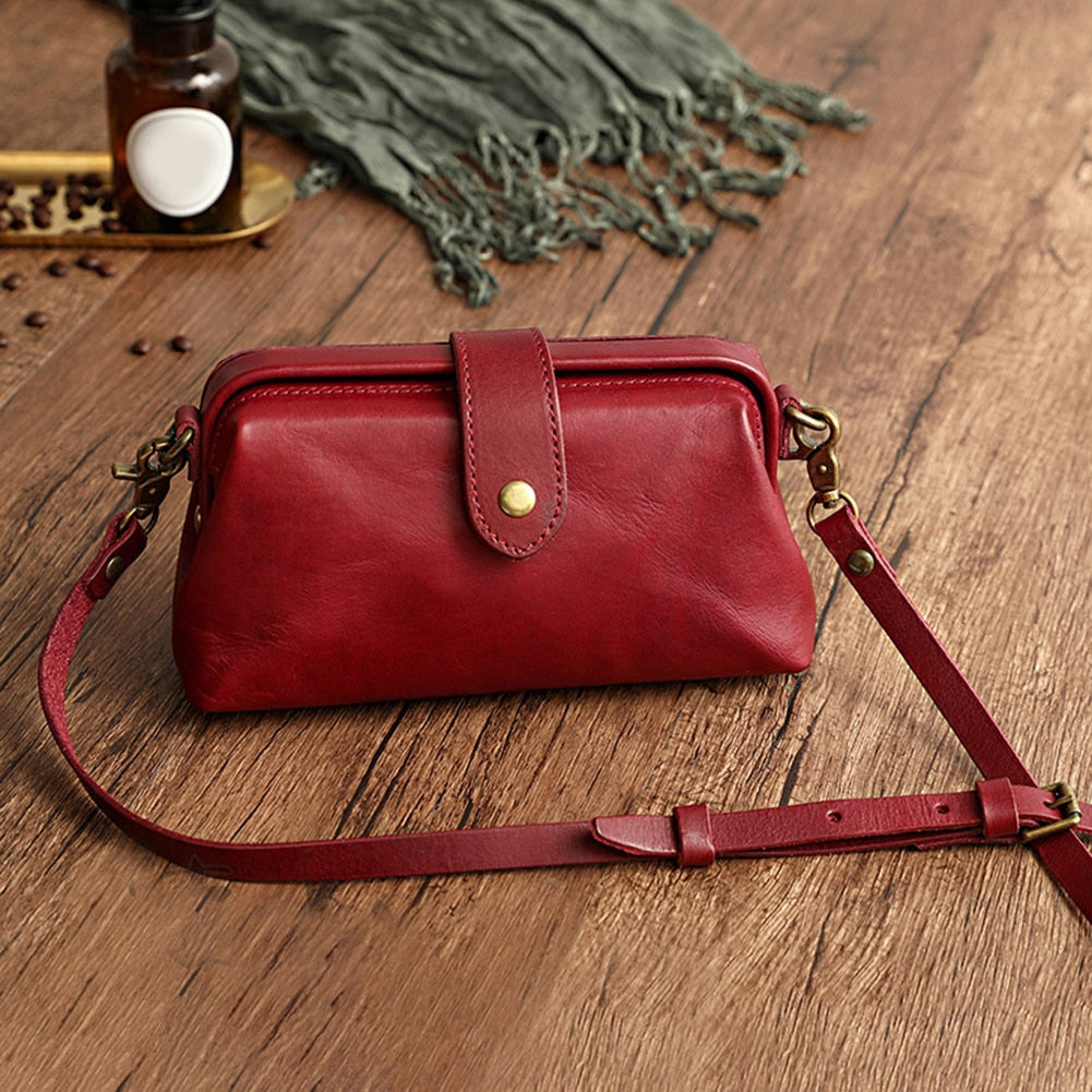 Elsinya | Sac en cuir rétro fait main