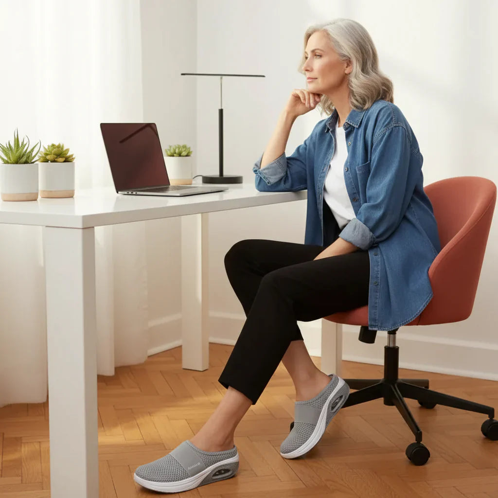 Γυναικεία Ορθοπεδικά Σανδάλια Slip-On | Σόλα με Στήριξη Αψίδας