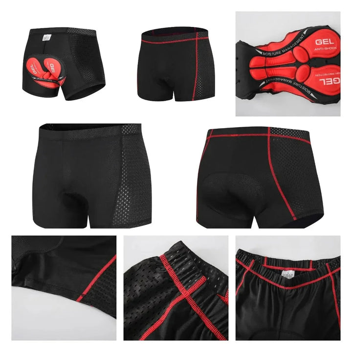 Shorts de Cyclisme Rembourrés 5D Homme