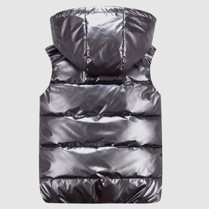 Veste sans manches matelassée à capuche pour homme | Veste isolante légère sans manches