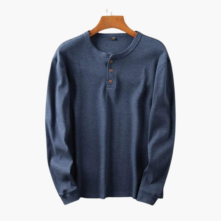 Pánská Henley košile na knoflíky | Uvolněný každodenní styl
