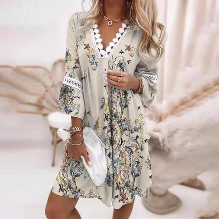 Γυναικείο Boho Καλοκαιρινό Φόρεμα | Πλεκτές Λεπτομέρειες