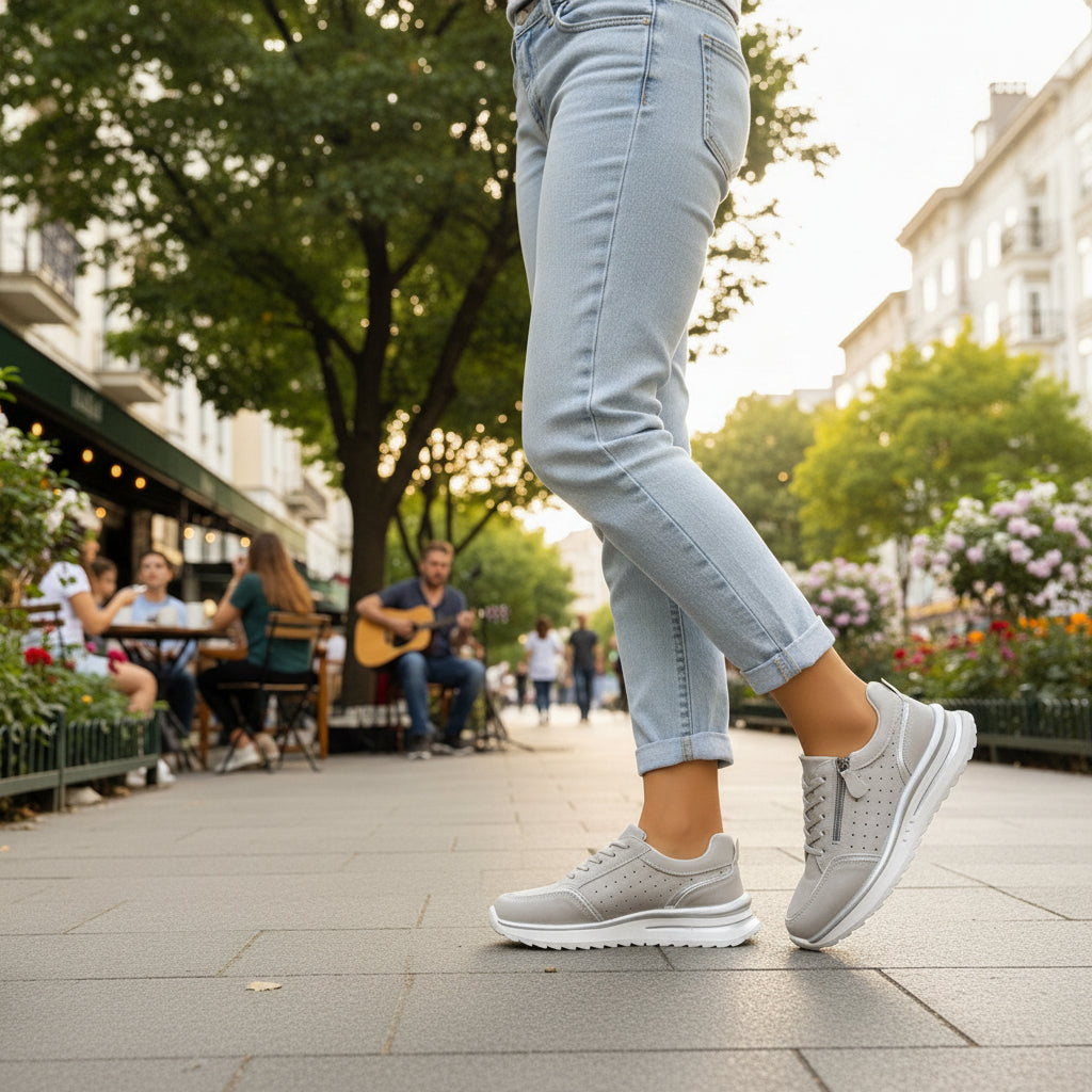 Women's Orthopedic Walking Sneakers | Arch Support Breathable Comfort Shoes