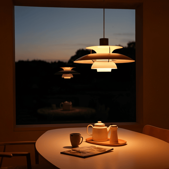 Klassisk og Moderne Metal Loftlampe til Stue Eller Køkken