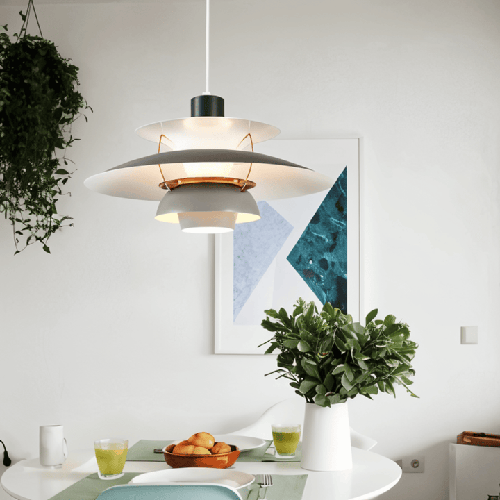 Klassisk og Moderne Metal Loftlampe til Stue Eller Køkken