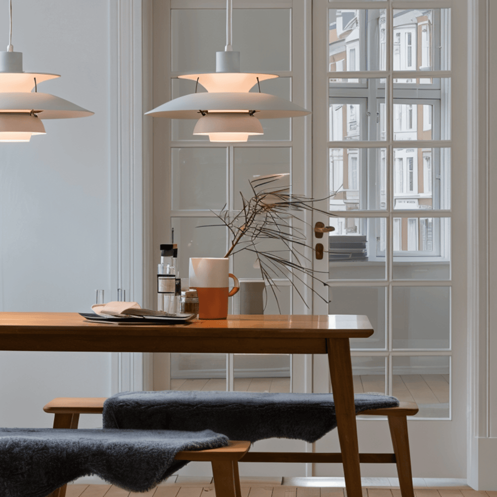 Klassisk og Moderne Metal Loftlampe til Stue Eller Køkken