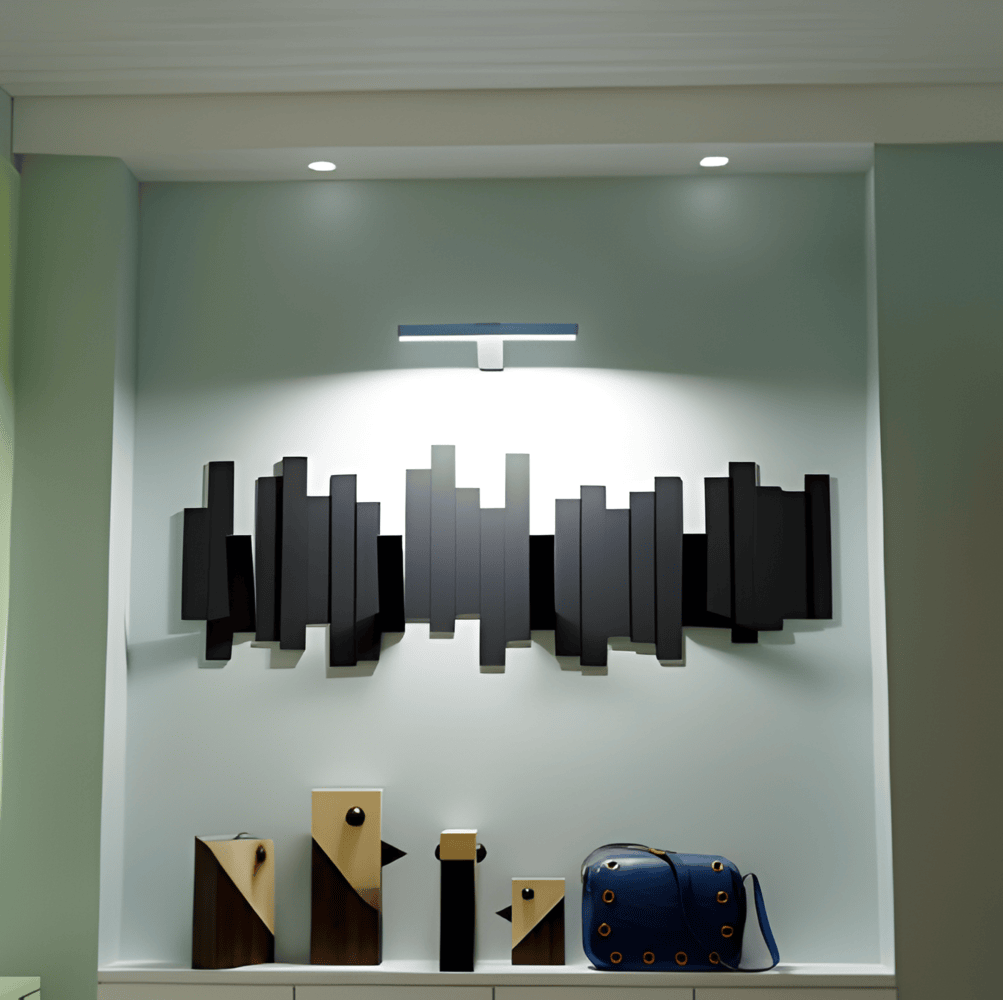 Magnetisk LED-Væglampe | 120° Drejelig Ledningsfri Lampe