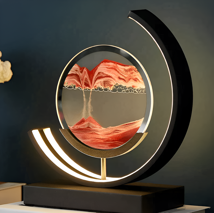 Lampa artystyczna Sand Glød Flytning Sand
