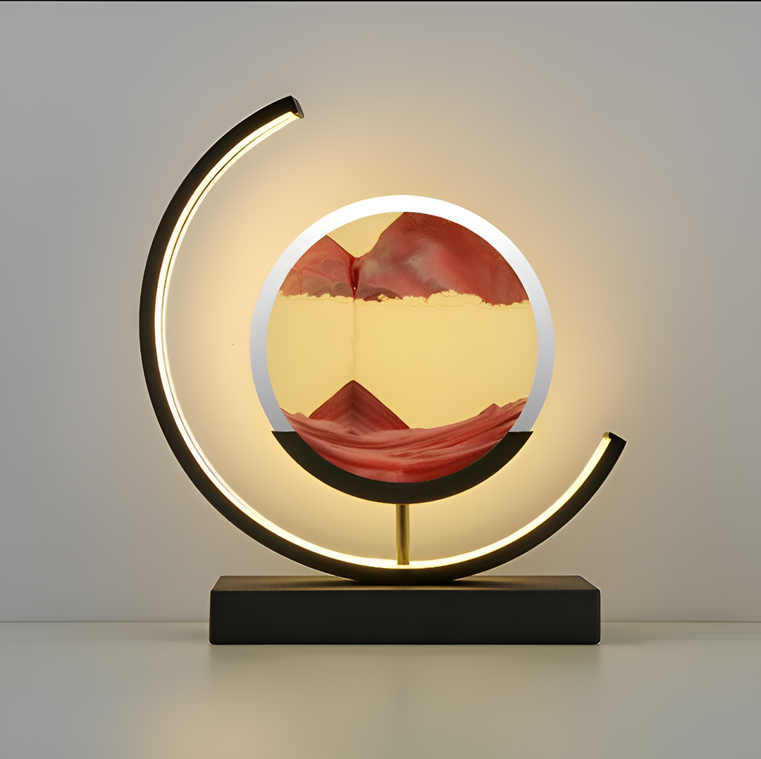 Lampa artystyczna Sand Glød Flytning Sand