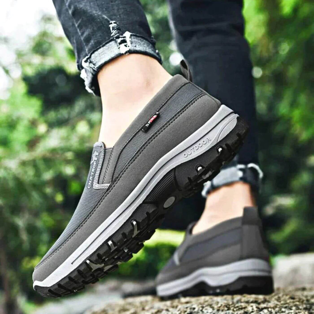 Ανδρικά Ορθοπεδικά Slip-On Παπούτσια Άνεσης | Φαρδιά Εφαρμογή Παπούτσια Χήνας