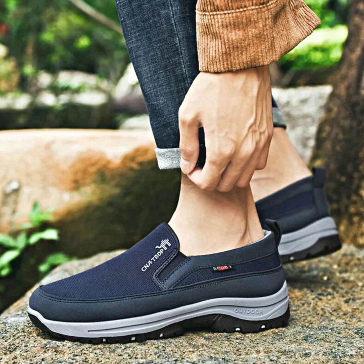 Ανδρικά Ορθοπεδικά Slip-On Παπούτσια Άνεσης | Φαρδιά Εφαρμογή Παπούτσια Χήνας
