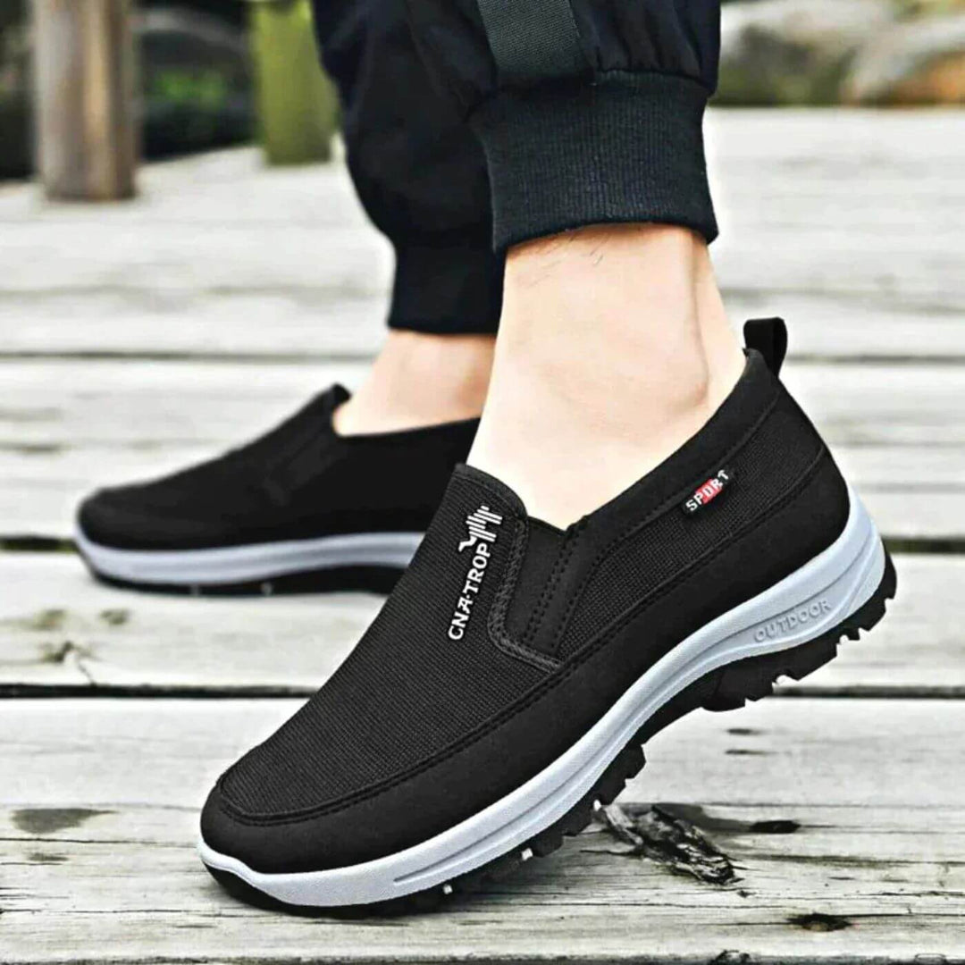 Ανδρικά Ορθοπεδικά Slip-On Παπούτσια Άνεσης | Φαρδιά Εφαρμογή Παπούτσια Χήνας