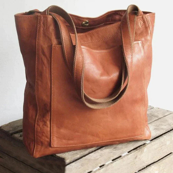 Adrasteia | Retro Dame Læderhåndtaske