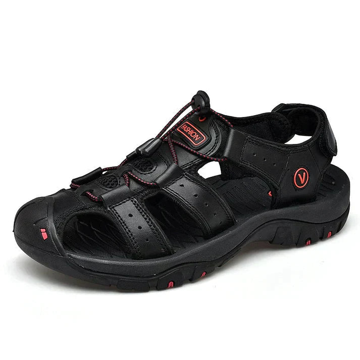 Sandales confort avec soutien de la voûte plantaire pour homme | Sandale d'été ergonomique réglable