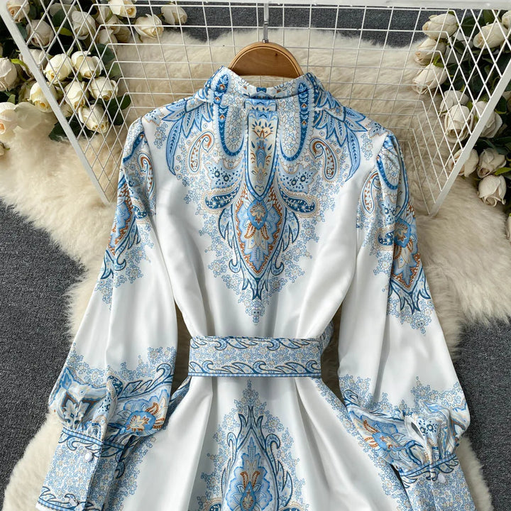 Aribella| Rochie în linie A cu imprimeu floral