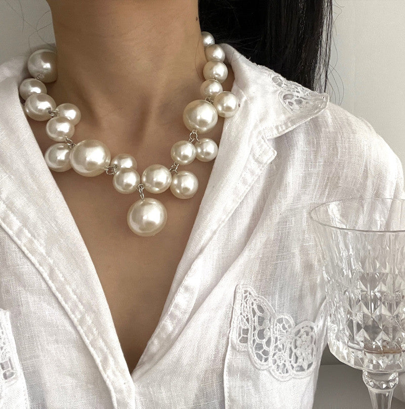 Elise | Úžasný perlový náhrdelník - elegantní klasické šperky pro ženy
