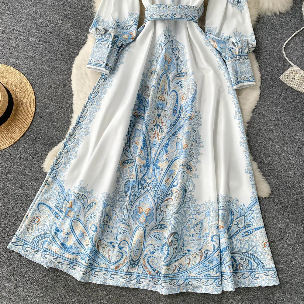 Aribella| Rochie în linie A cu imprimeu floral