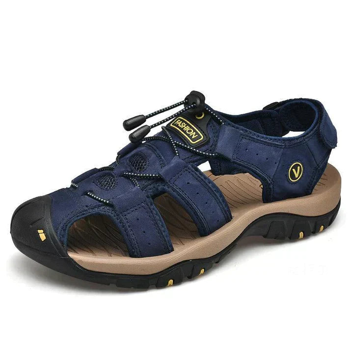 Sandales confort avec soutien de la voûte plantaire pour homme | Sandale d'été ergonomique réglable