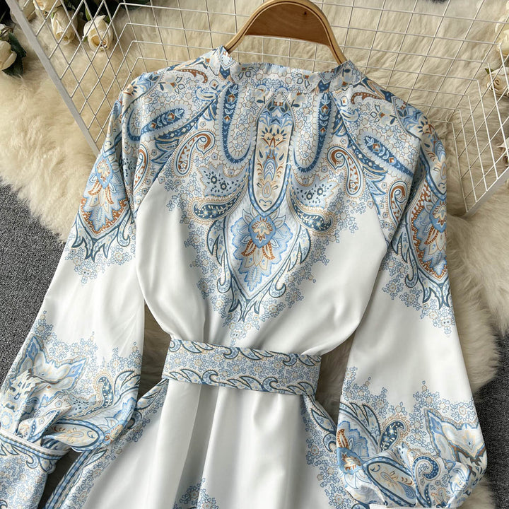 Aribella| Rochie în linie A cu imprimeu floral