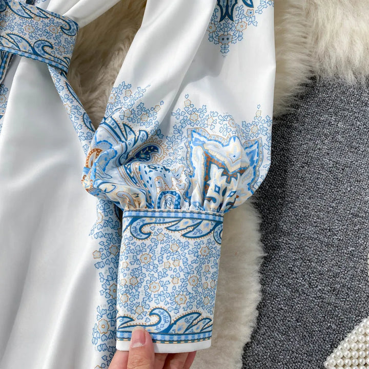 Aribella| Rochie în linie A cu imprimeu floral