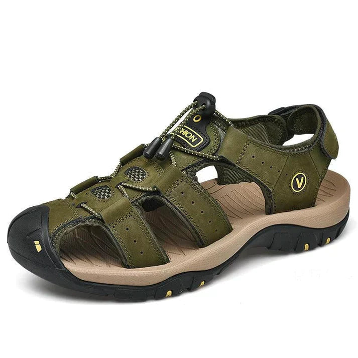Sandales confort avec soutien de la voûte plantaire pour homme | Sandale d'été ergonomique réglable