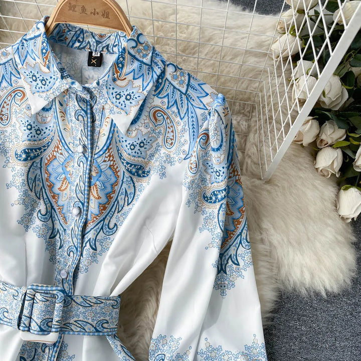 Aribella| Rochie în linie A cu imprimeu floral