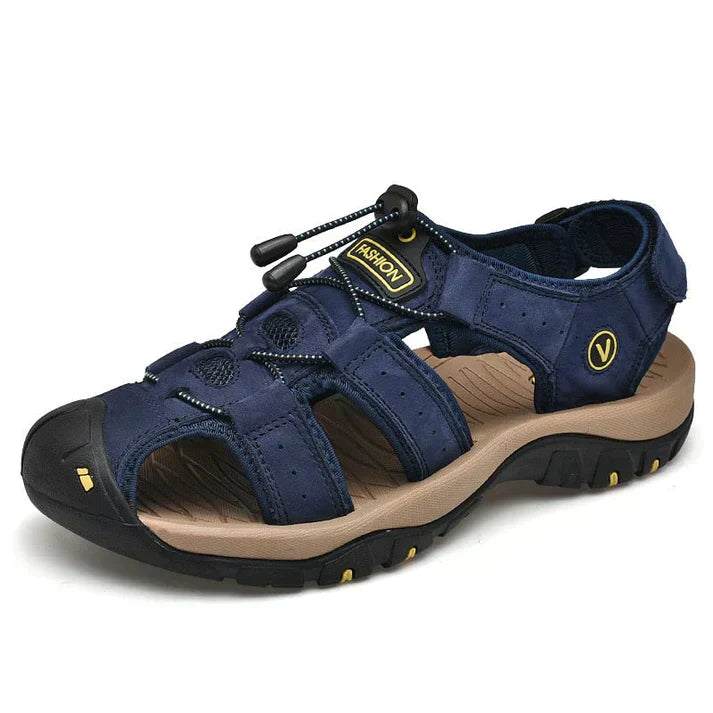 Sandales confort avec soutien de la voûte plantaire pour homme | Sandale d'été ergonomique réglable