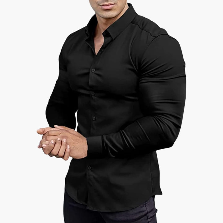 Men's Slim Fit Shirt | Casual Button-Down Shirt