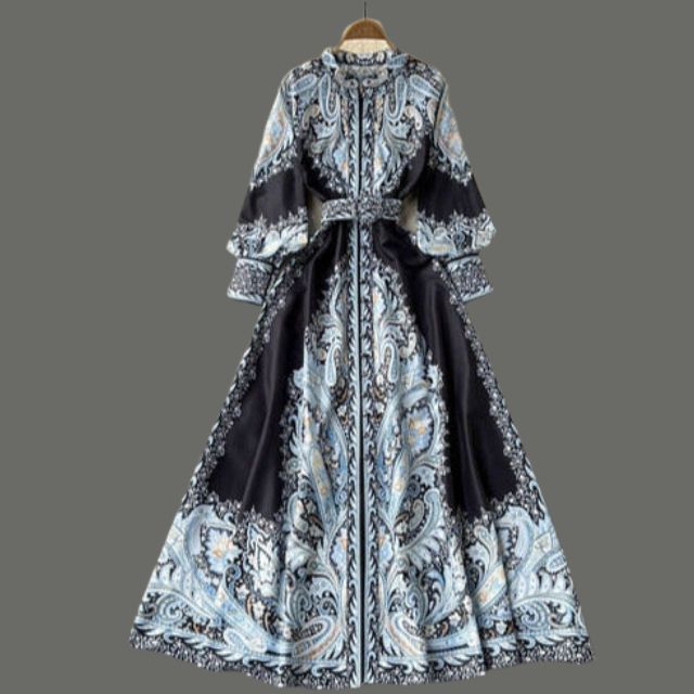 Aribella| Rochie în linie A cu imprimeu floral